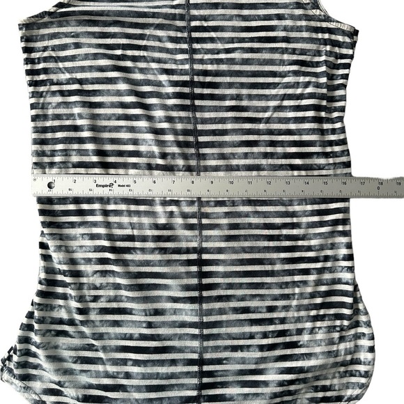 Vans long back cutout tank top striped gray tie-dye Medium - Picture 6 of 9